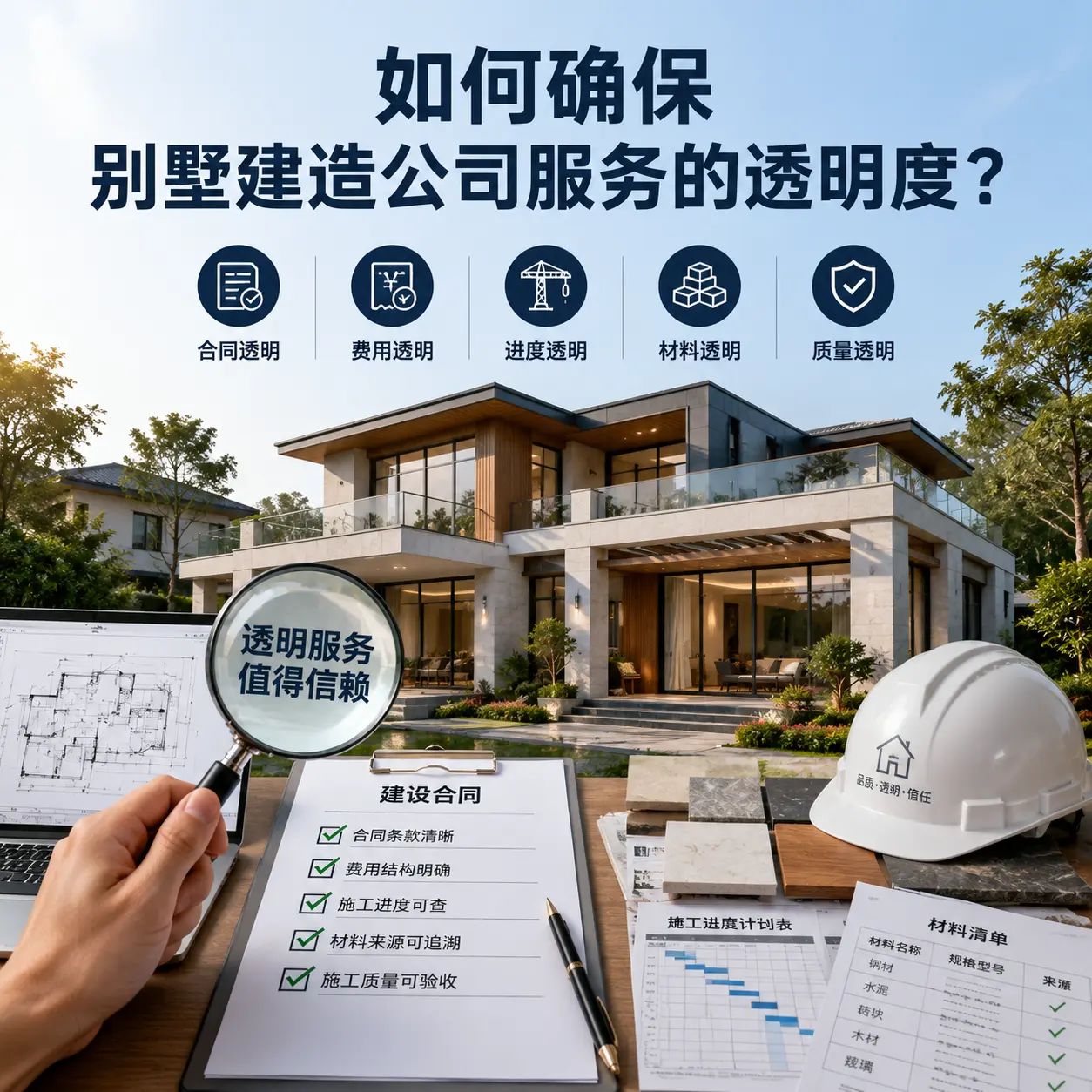 在 雷山 如何确保别墅建造公司服务的透明度?
